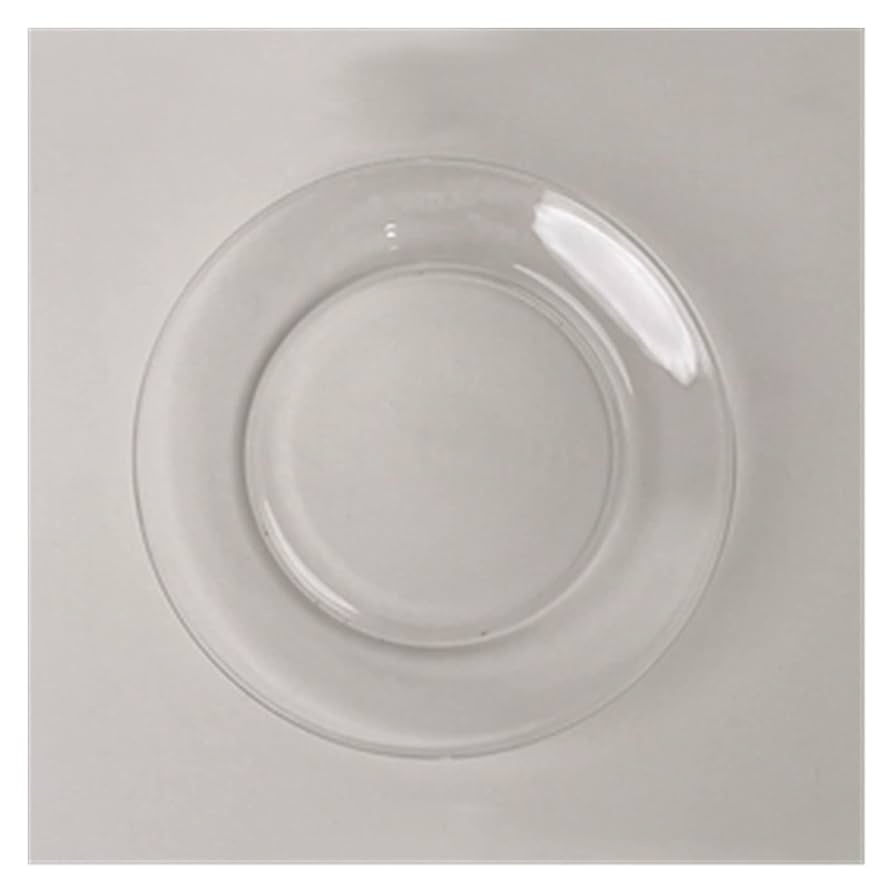 Amazon.co.jp: 食器・皿・プレート 強化ガラスプレート 透明